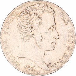 3 Gulden. Willem I. 1820 U. Zeer Fraai.