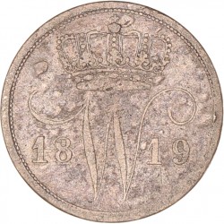 10 Cent. Willem I. 1819 U. Fraai.