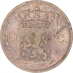 10 Cent. Willem I. 1819 U. Fraai.