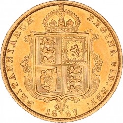 Great Britain. Victoria. Sovereign. 1887.