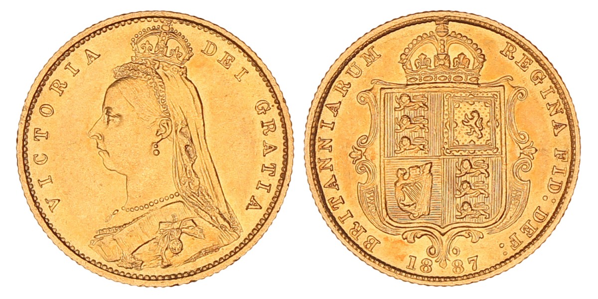 Great Britain. Victoria. Sovereign. 1887.
