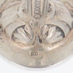 Lakstempel zilver.