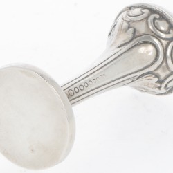 Lakstempel zilver.
