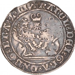 Dubbel Vuurijzer. Brabant. Antwerpen. Karel de Stoute. 1476. Zeer Fraai -.
