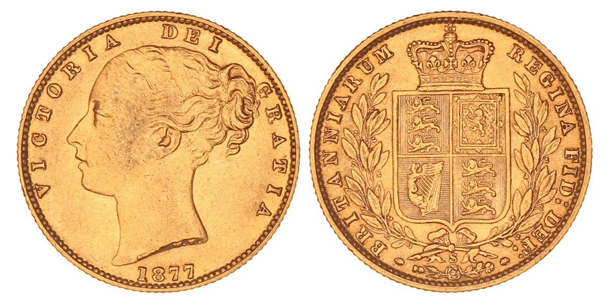 Australia. Victoria. Sovereign. 1877.