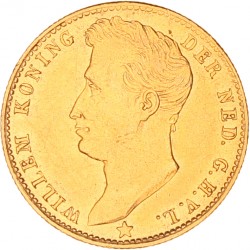 5 gulden goud. Willem I. 1826 B. Zeer Fraai +.