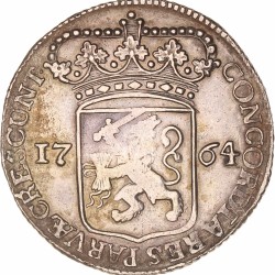 Zilveren Dukaat. Zeeland. 1764. Zeer Fraai.
