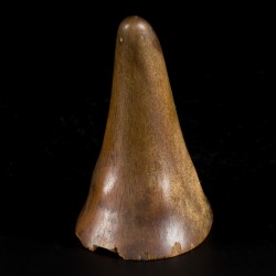 Een Libation cup, hoorn van een Sumatraanse(?) neushoorn, China, 18e eeuw.