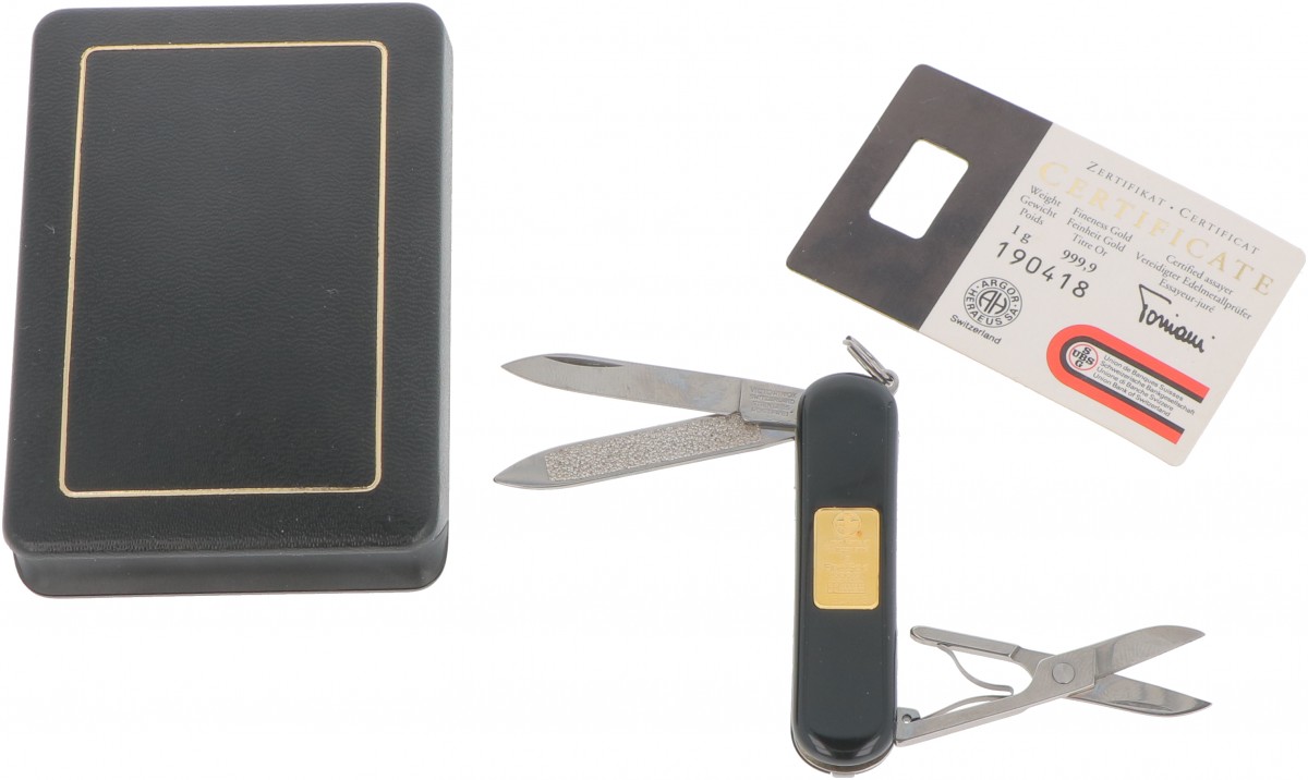 Victorinox zakmes goud.
