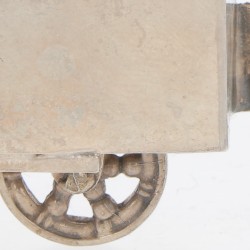 Miniatuur straatorgel zilver.