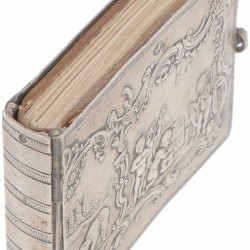 Notitieboekje / balboekje zilver.