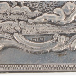 Notitieboekje / balboekje zilver.