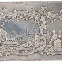 Notitieboekje / balboekje zilver.