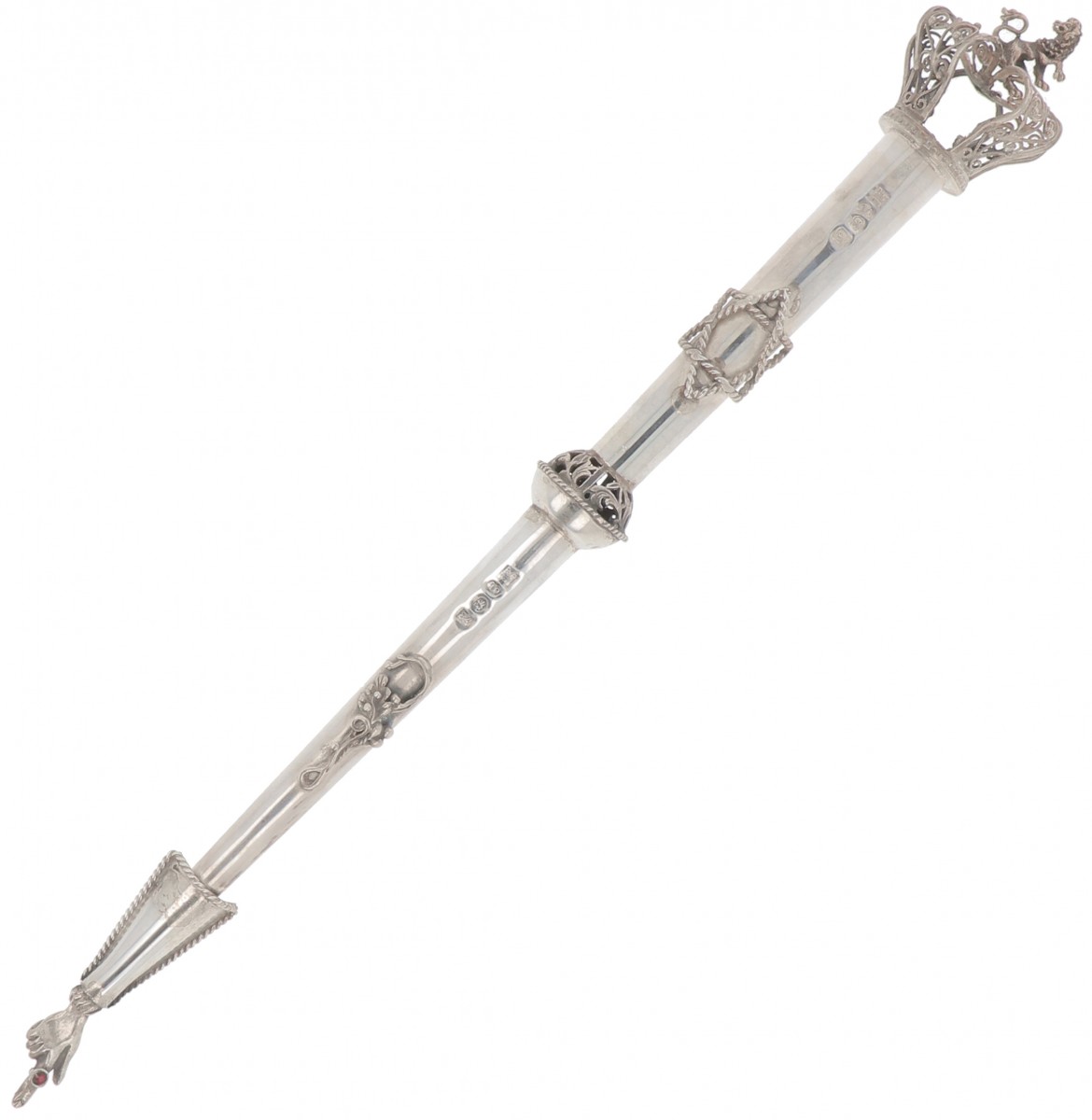 Joodse jat (Thoralezer) zilver.