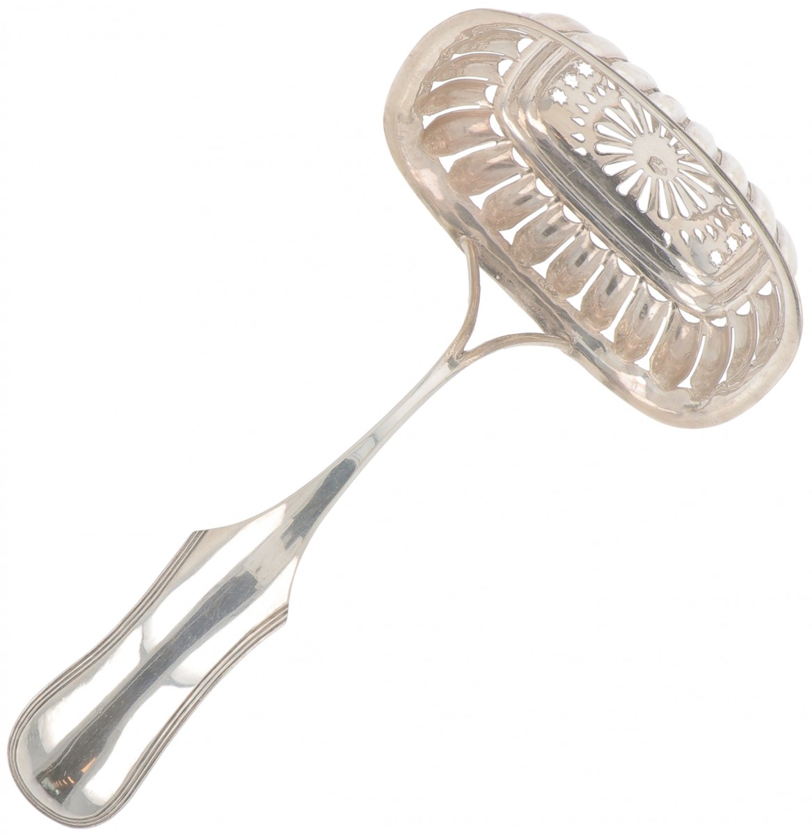 Strooilepel zilver.