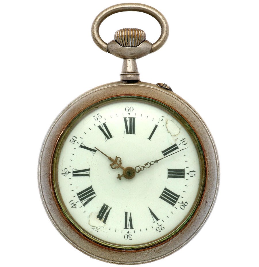 Automobile Regulateur Staal Ankergang - Herenzakhorloge - ca. 1900.
