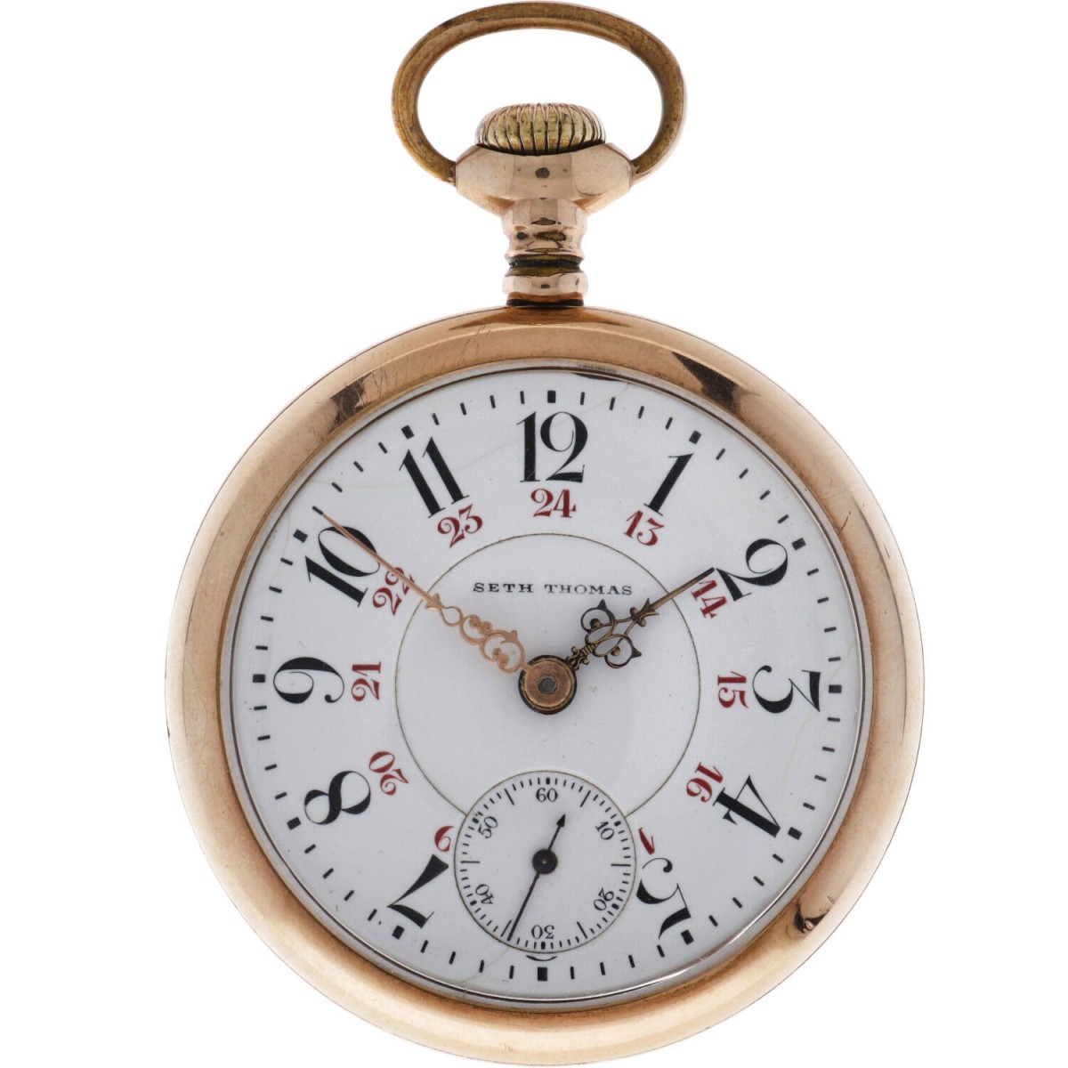 Seth Thomas, Thomaston Conn - Herenzakhorloge - ca. 1890.