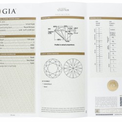 GIA-gecertificeerde briljant geslepen diamant 1.04 ct.