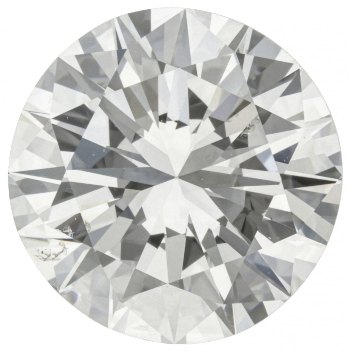 GIA-gecertificeerde briljant geslepen diamant 2.44 ct.