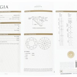 GIA-gecertificeerde briljant geslepen diamant 2.44 ct.