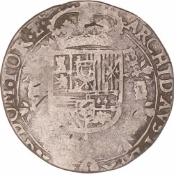 Patagon. Henegouwen. Doornik. Filips IV. 163(?). Fraai +.