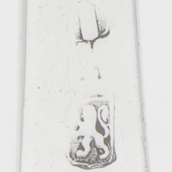 Soep louche (Rotterdam Cornelis Knuystingh 1780-1811) zilver.