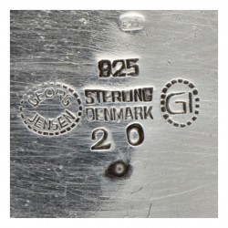 Zilveren Georg Jensen no.20 art nouveau broche - 925/1000.