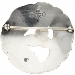 Zilveren Georg Jensen no.20 art nouveau broche - 925/1000.