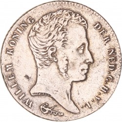 1 Gulden. Willem I. 1840. Zeer Fraai.