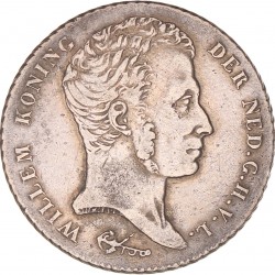 1 Gulden. Willem I. 1840. Zeer Fraai +.