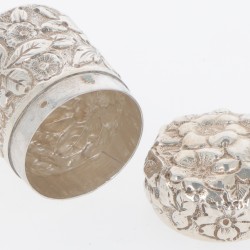 Doosje (Tiffany & Co) zilver.