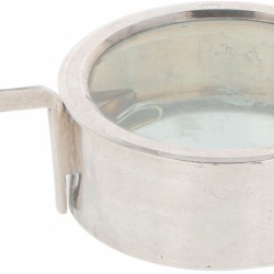 Lunula (geconsacreerde Hostie houder) zilver.