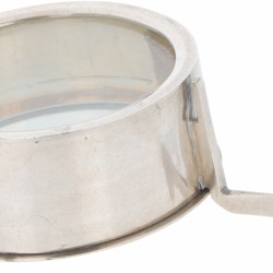 Lunula (geconsacreerde Hostie houder) zilver.