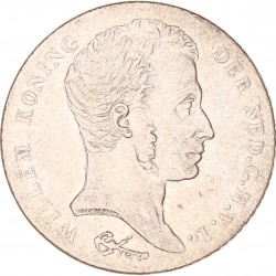 1 Gulden. Willem I. 1839. Zeer Fraai.