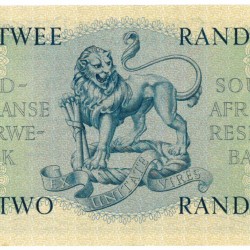 South Africa. 2 Rand. Banknote. Type 1961. Type Jan van Riebeeck. - About UNC.