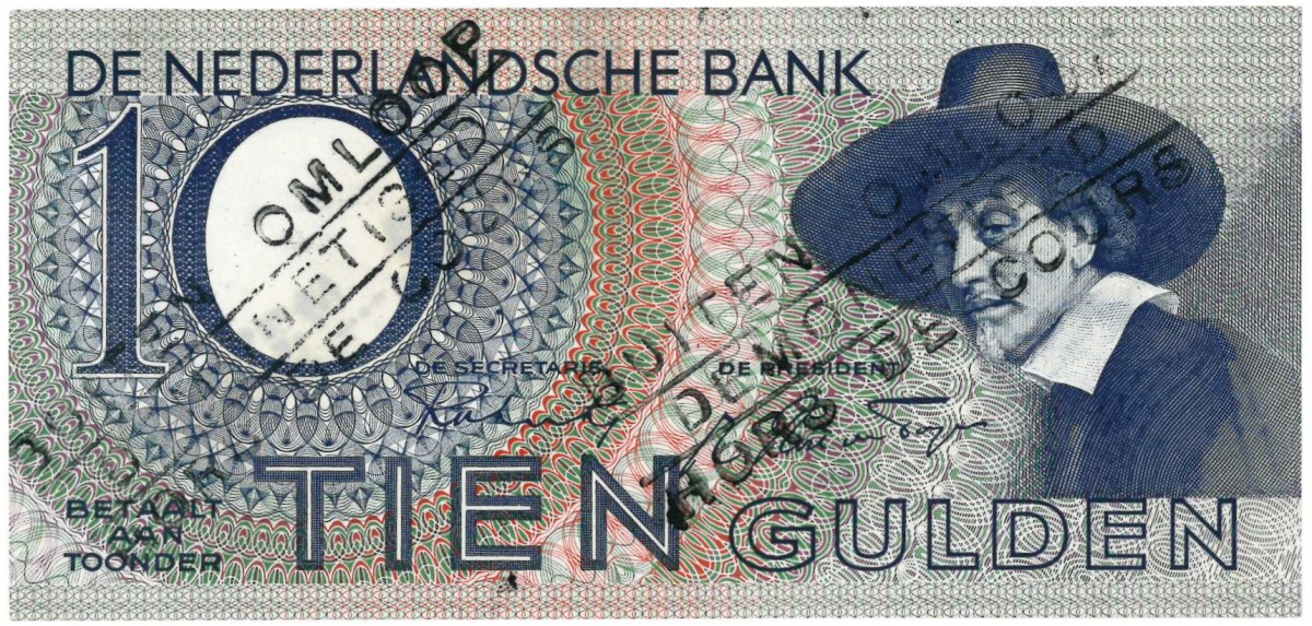 Nederland. 10 gulden. Bankbiljet. Type 1943. Type Staalmeester. - UNC.