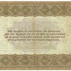 Nederland. 1 gulden. Zilverbon. Type 1920. - Fraai.