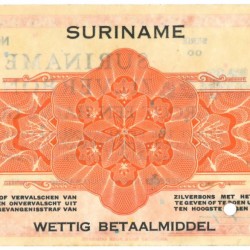 Suriname. ½ gulden. Zilverbon. Type 1942. - About UNC.