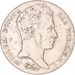 1 Gulden. Willem I. 1839. Zeer Fraai -.