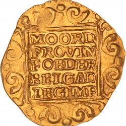 Gouden dukaat 'Vliegent Hart'. Utrecht. 1729. UNC -.