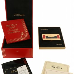 S.T. Dupont Carriage klok ART-DECO 1996 collection.