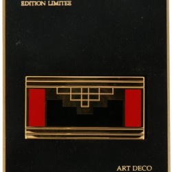 S.T. Dupont Carriage klok ART-DECO 1996 collection.