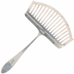 Aspergeschep "Hollands puntfilet" zilver.