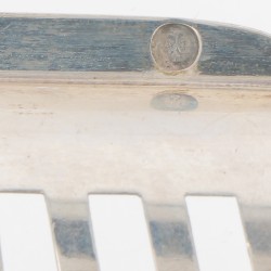 Aspergeschep "Hollands puntfilet" zilver.