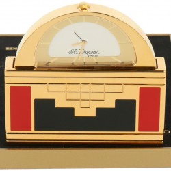 S.T. Dupont Carriage klok ART-DECO 1996 collection.