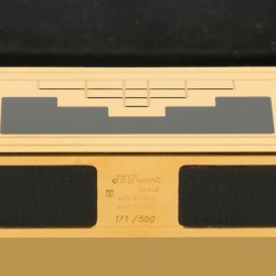 S.T. Dupont Carriage klok ART-DECO 1996 collection.