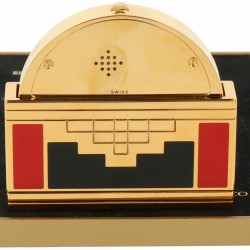 S.T. Dupont Carriage klok ART-DECO 1996 collection.