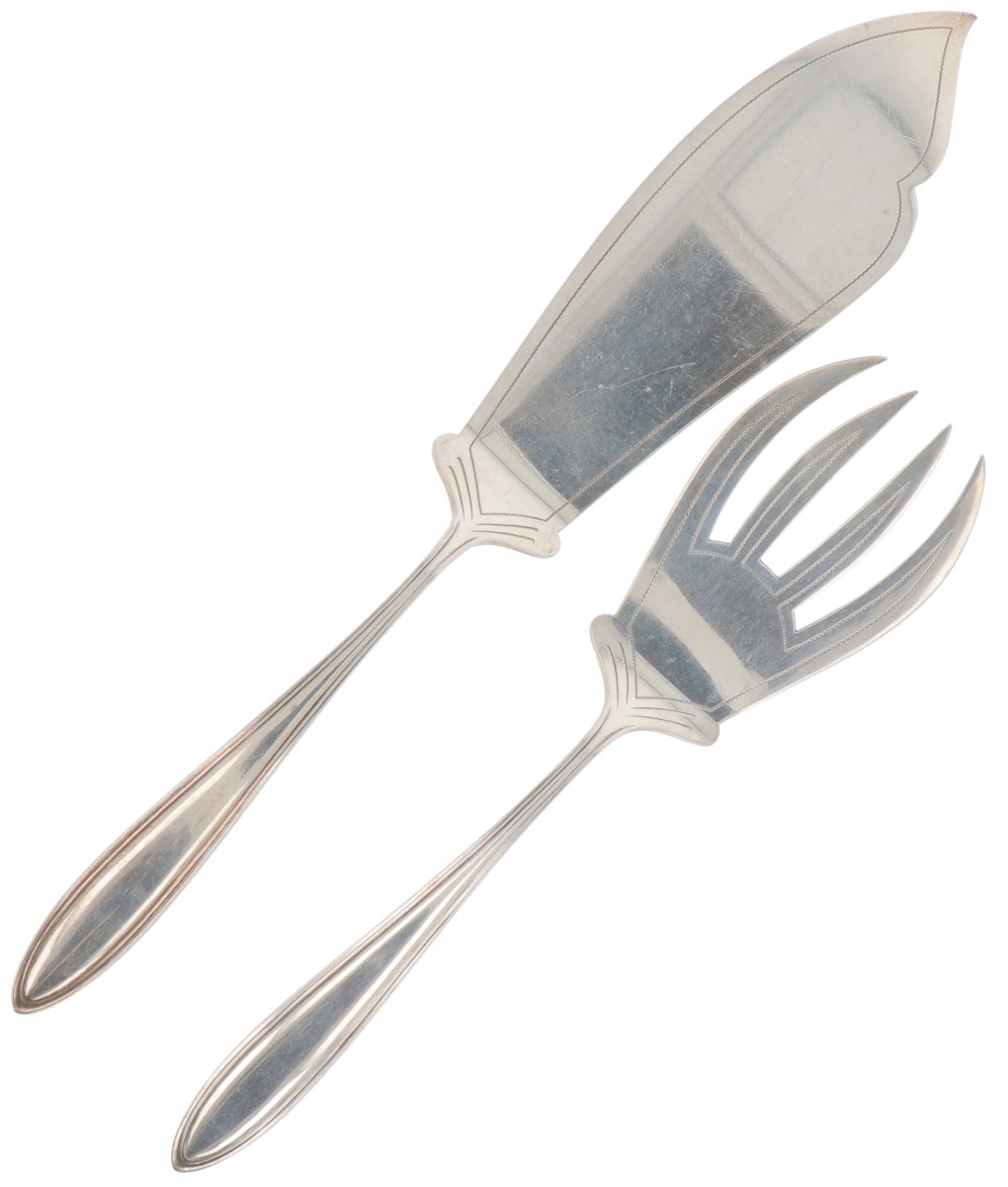 Viscouvert zilver.