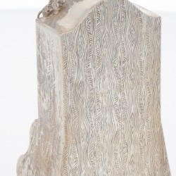 Miniatuur kabinet zilver.