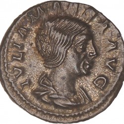 Roman empire. Julia. Denarius. N.D. (218 - 222 AD).